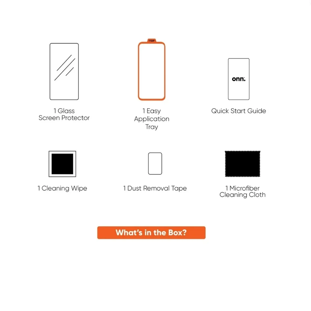 NIB onn. Glass Screen Protector for Samsung Galaxy S22